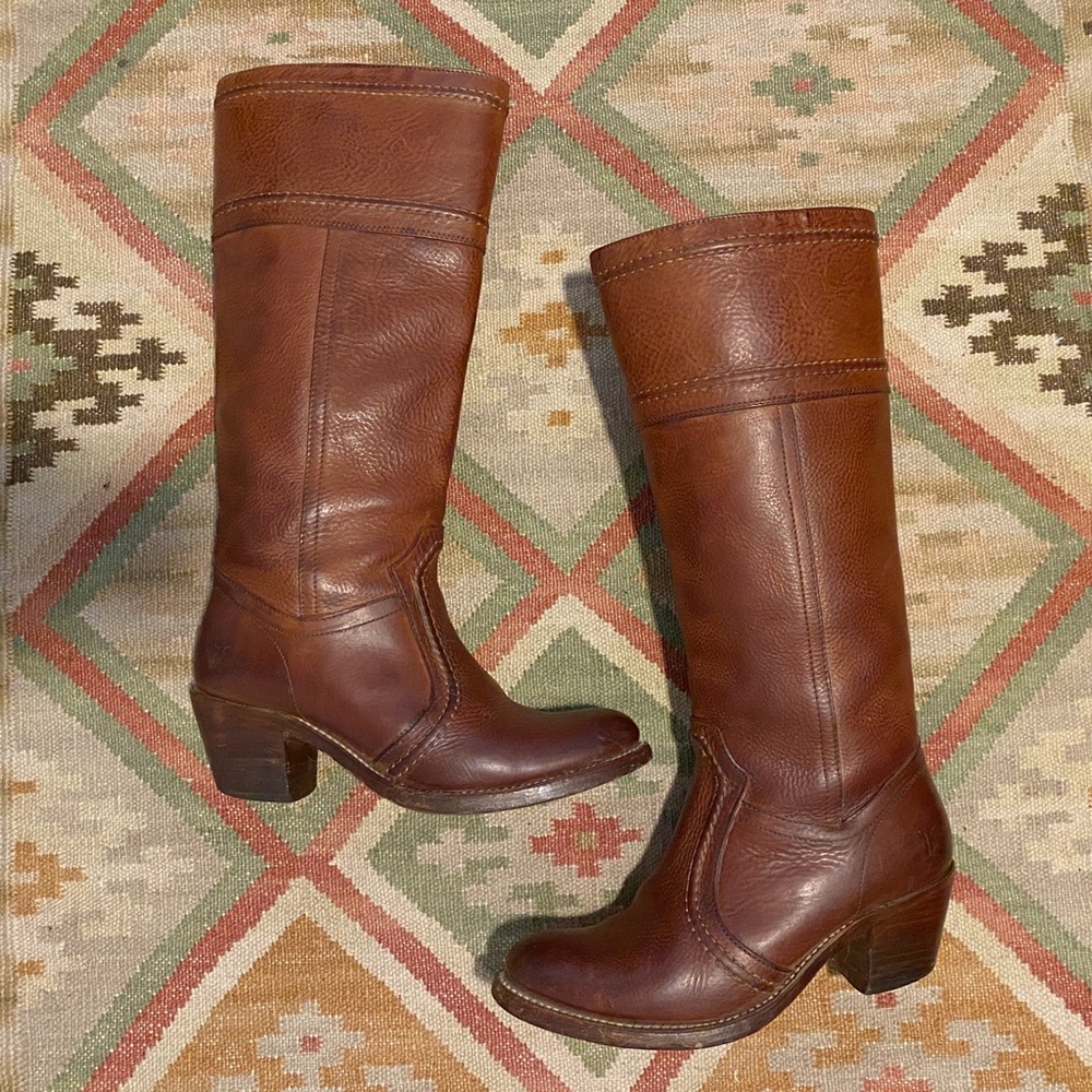Frye Pull-On Leather Boots